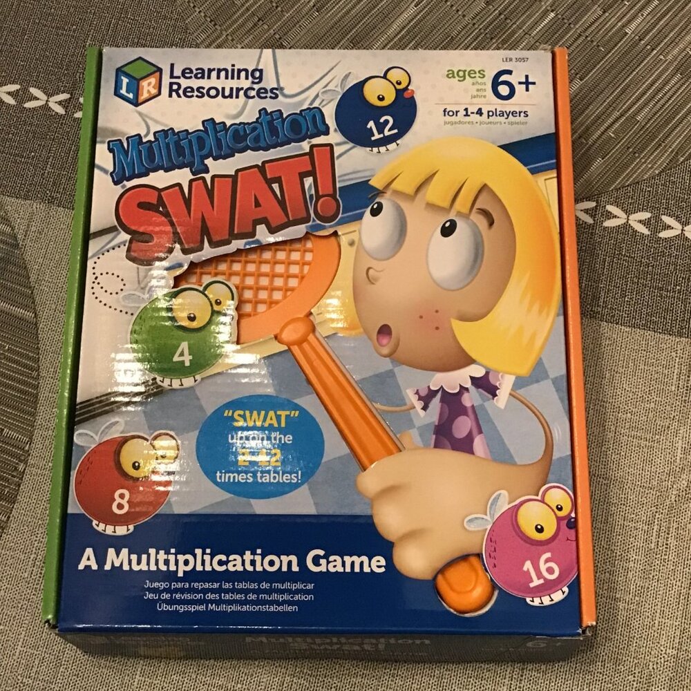 Learning Resources Multiplication Swat Game--Excellent Shape--Homeschool Math